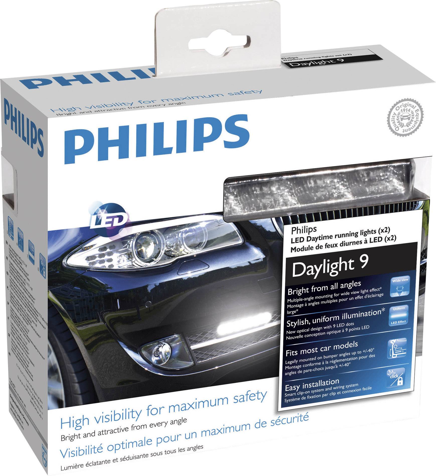 Philips Automotive 39170145 Daylight9 Tagfahrlicht LED (B x H x T) 125 x 23 x 31 mm