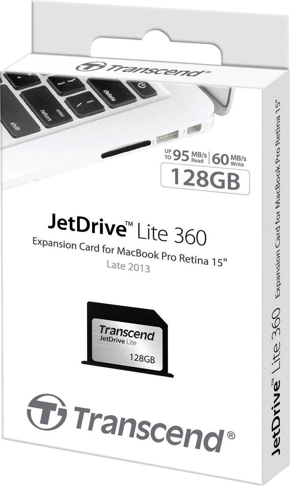 Transcend JetDrive Lite 360 - Flash-Speicherkarte - 128 GB - für Apple MacBook Pro with Retina display 15.4 in (Mid 2014