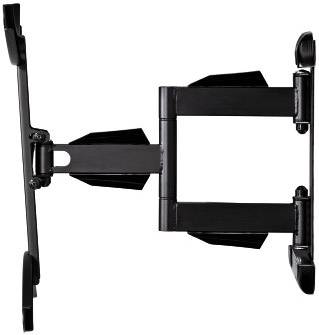 Hama 00118619 FULLMOTION TV-Wandhalterung Ausziehbar, Werkzeugfreie Einstellung des Neigungswinkels, Geeignet für Curved-TV's 81,3 cm (32") - 165,1