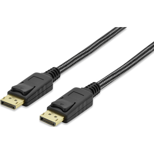 Câble de raccordement ednet 84500 [1x DisplayPort mâle - 1x DisplayPort mâle] 2.00 m noir