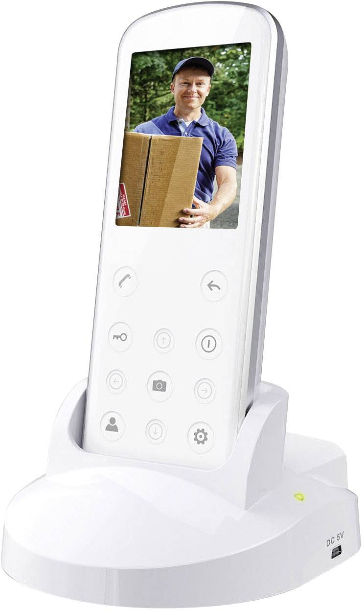 Smartwares Video-Türsprechanlage Funk Komplett-Set 1 Familienhaus