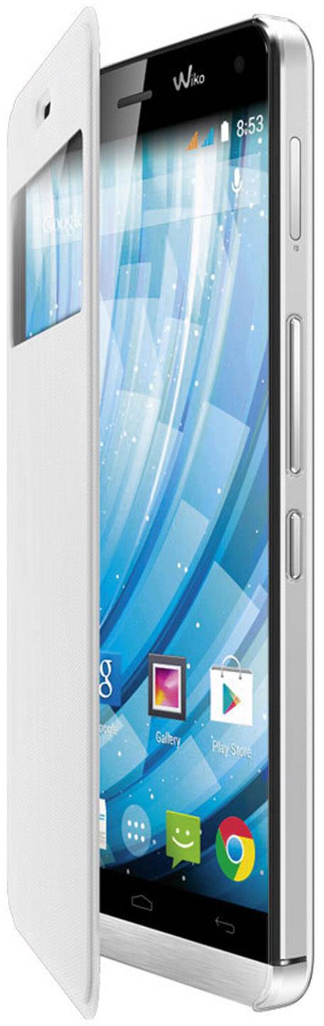 WIKO Mobile Flip Cover Flip Cover Wiko Weiß 93521
