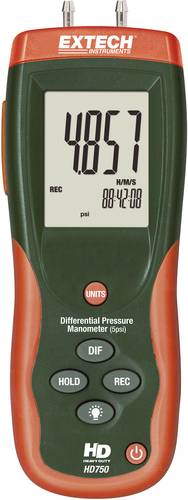 Extech HD750 Druck-Messgerät Luftdruck 0 - 0.3447 bar
