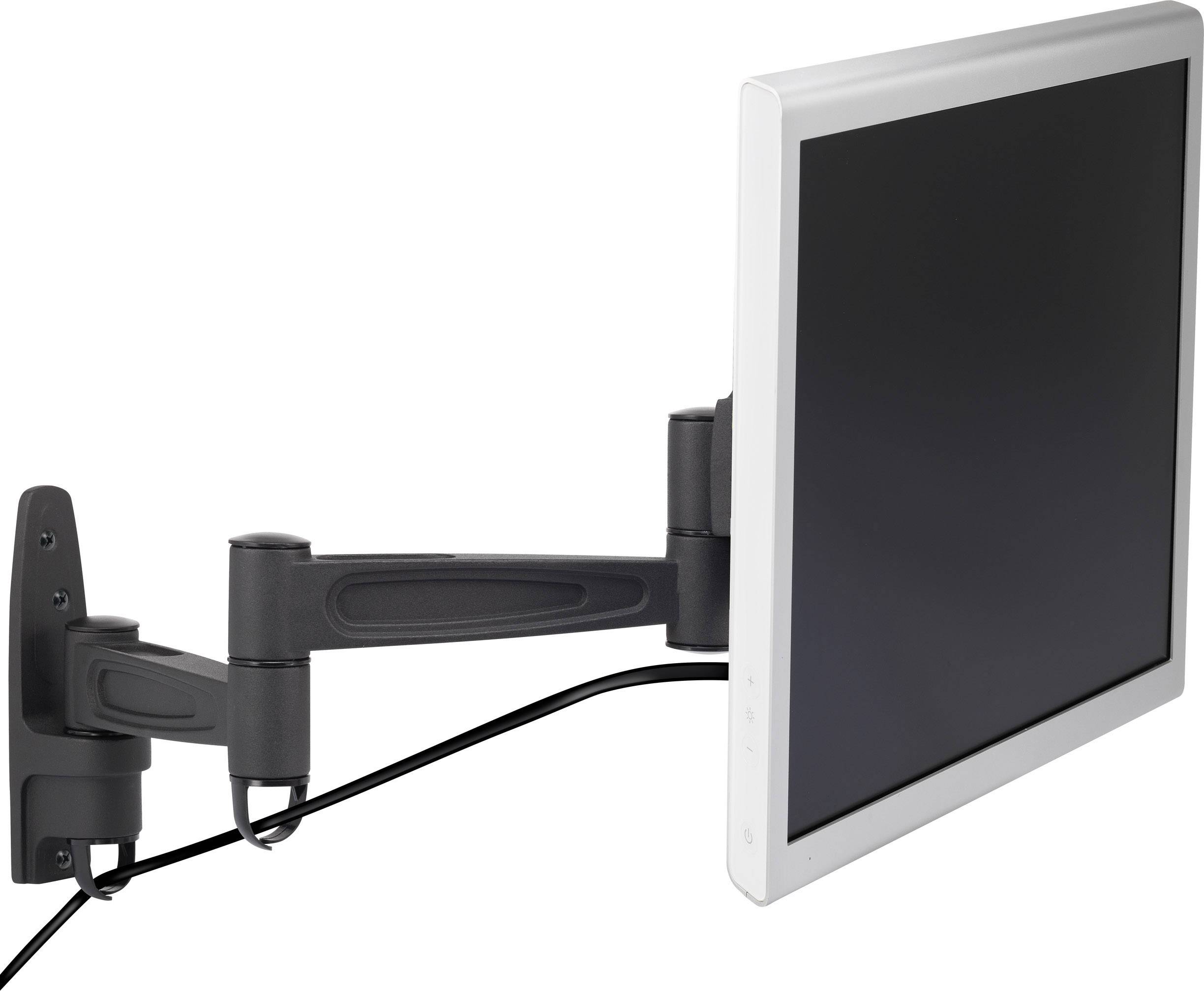 SpeaKa Professional TV-Wandhalterung Ausziehbar, Mit Verriegelungsmechanismus 33,0cm (13") - 68,6cm (27") Neigbar+Schwenkbar