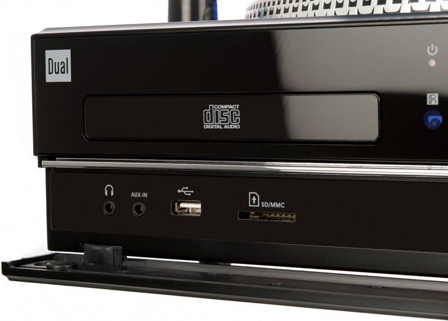 Dual NR 100 USB-Plattenspieler Riemenantrieb Schwarz