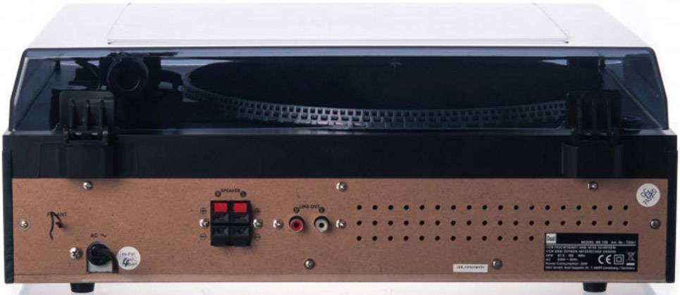 Dual NR 100 USB-Plattenspieler Riemenantrieb Schwarz