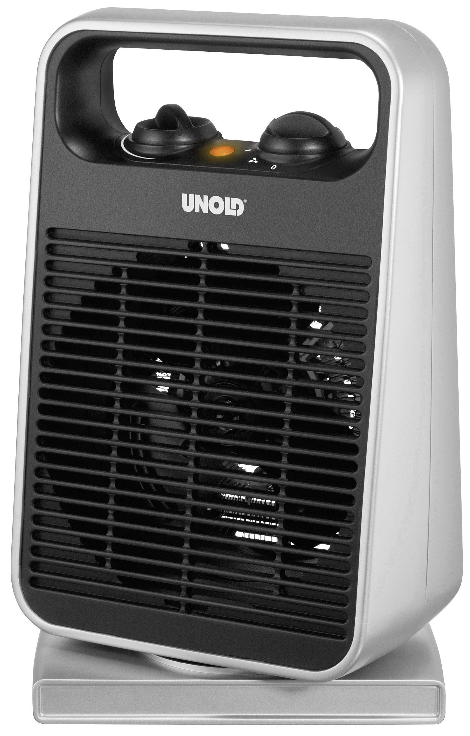 Unold 86116 Heizlüfter Rotate Schwarz, Silber