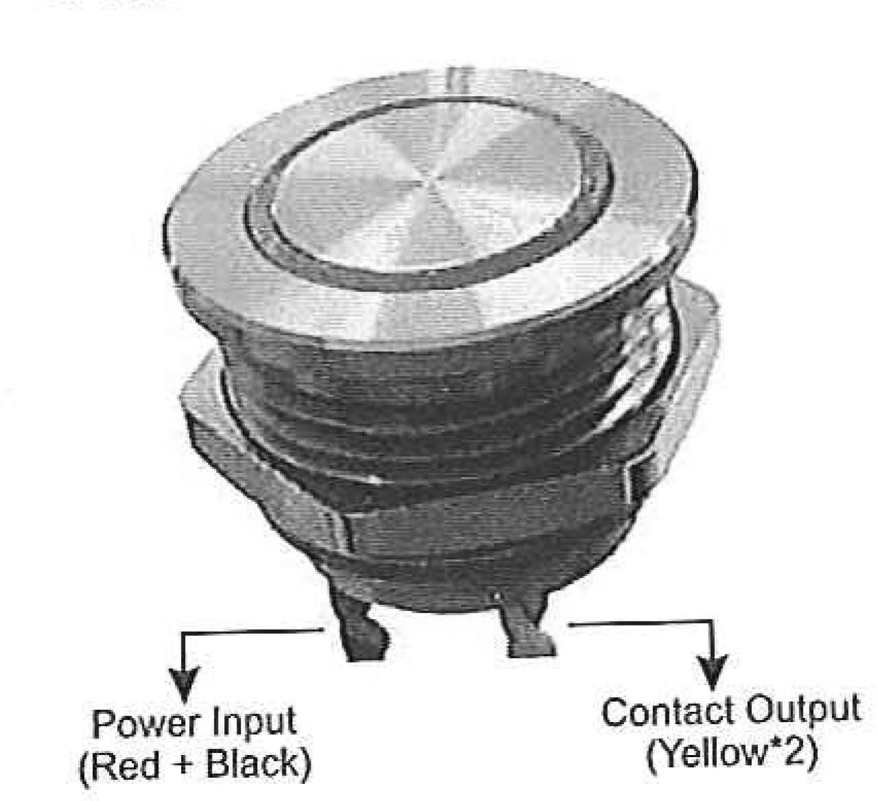 Renkforce RF-4707818 Klingeltaster mit Piezo 1fach Edelstahl, Blau 24 V/0,3A