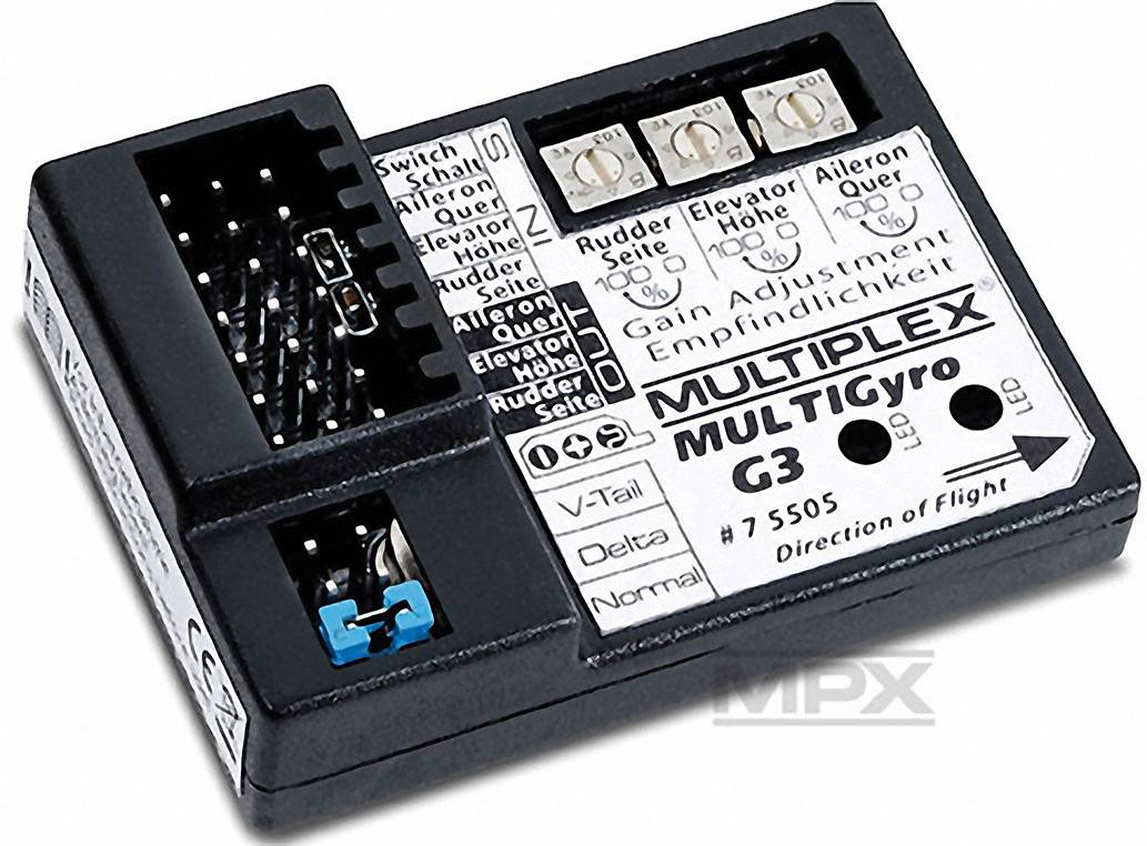 Multiplex Multigyro G3 4-Kanal Flächenkreisel