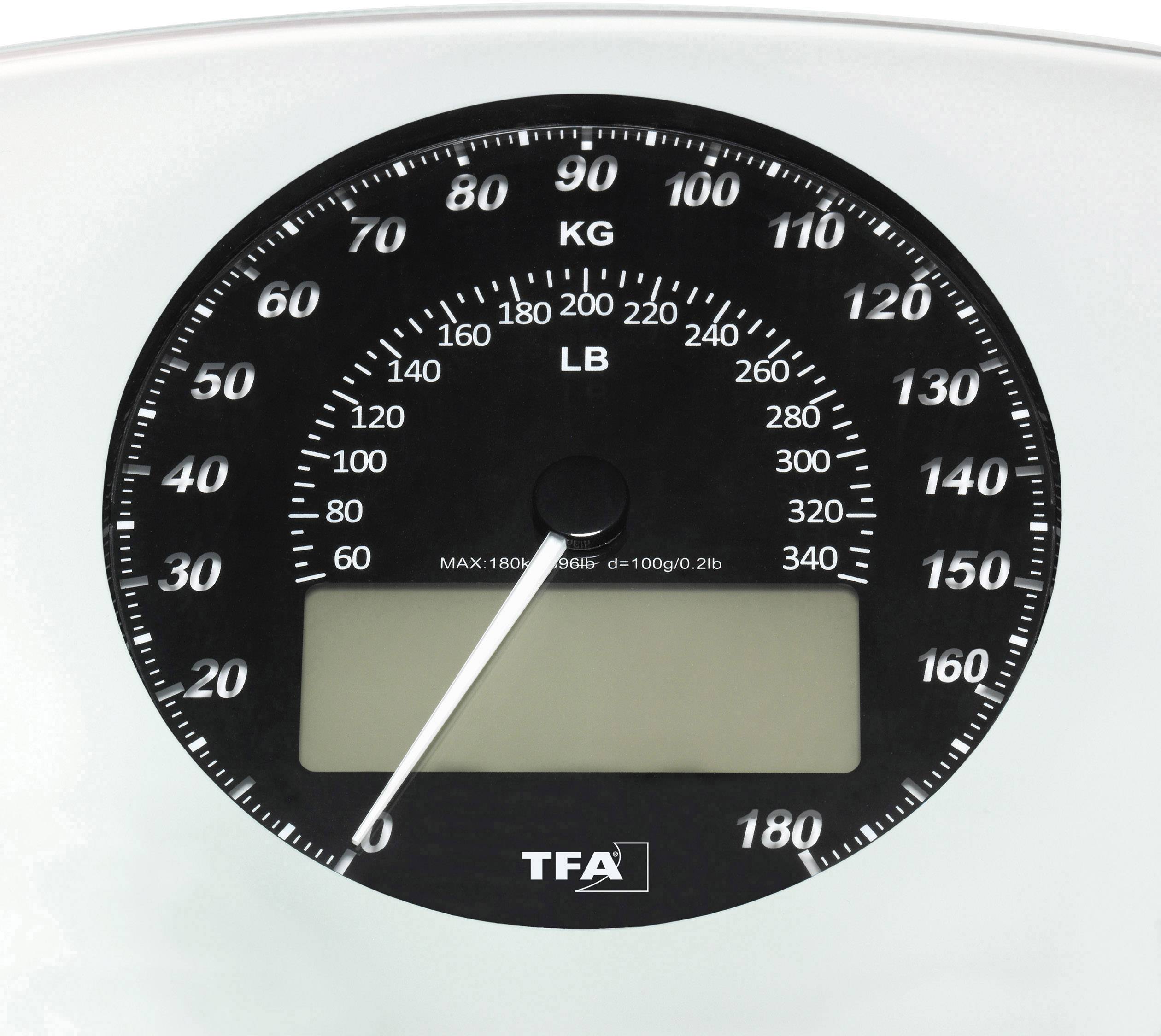 TFA Dostmann SWING Personenwaage digital Wägebereich (max.)=180kg Weiß