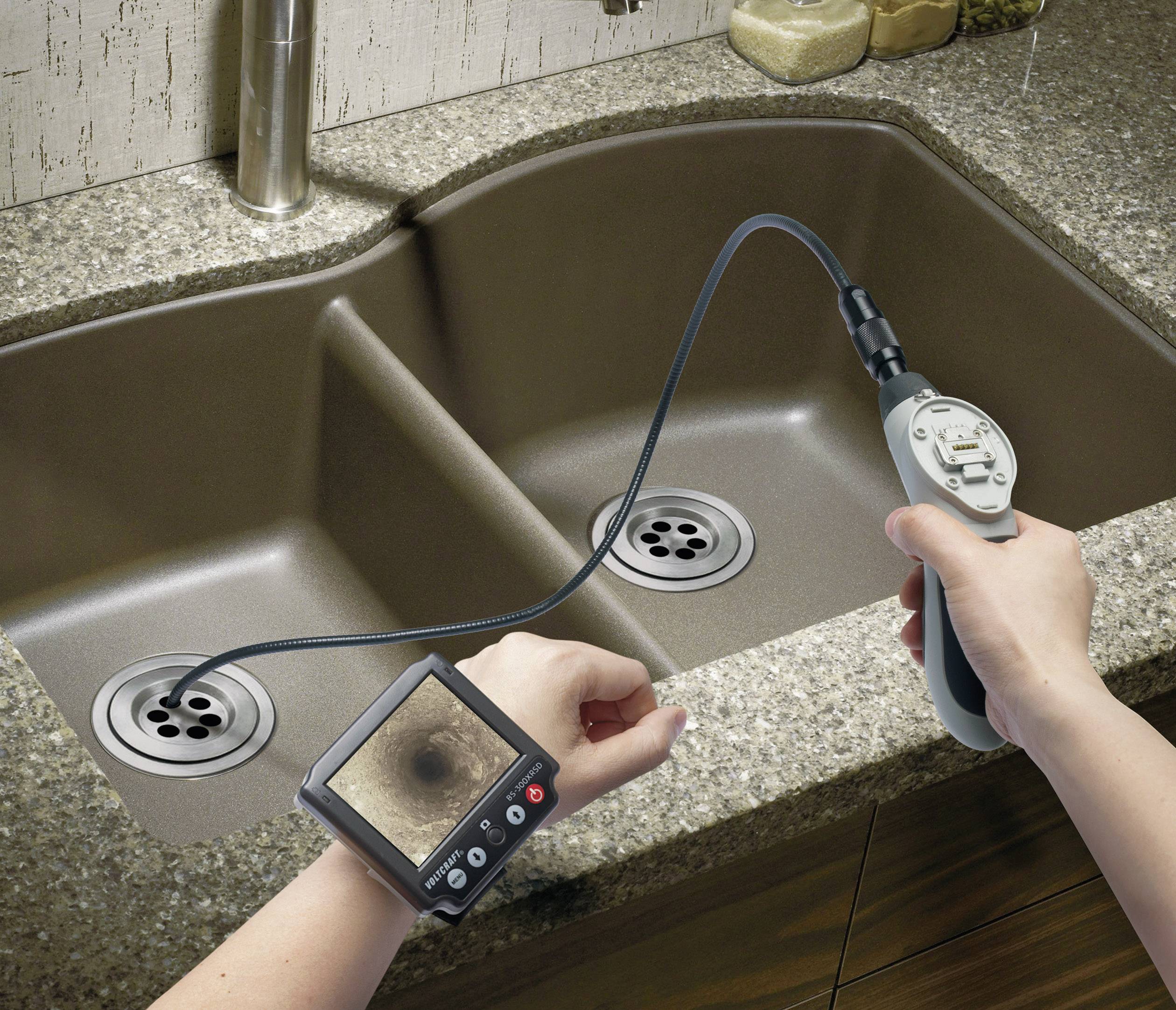 VOLTCRAFT BS-300XRSD Endoskop Sonden-Ø: 8mm Sonden-Länge: 183cm