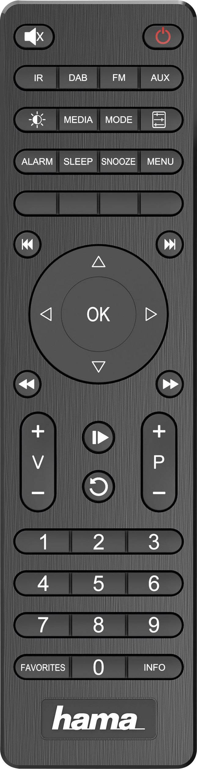 Hama DIR3100 Internet Tischradio DAB+, UKW AUX, Internetradio, USB Spotify Schwarz