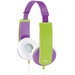 JVC HA-KD5-V-E Kinder On Ear Kopfhörer kabelgebunden Lila, Grün Lautstärkebegrenzung, Leichtbügel
