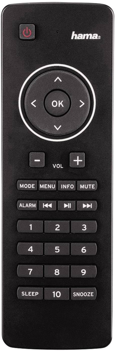 Hama IR110 Internet Tischradio Internet AUX, Internetradio, USB Spotify Schwarz