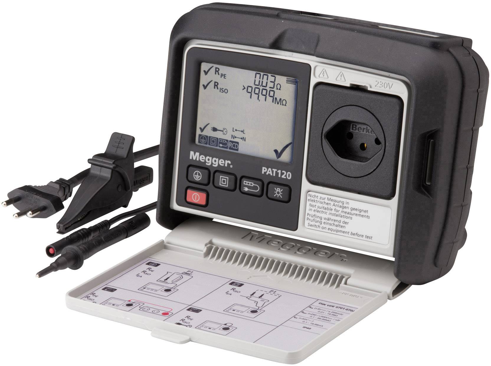 Megger PAT120 Gerätetester VDE-Norm 0701-0702
