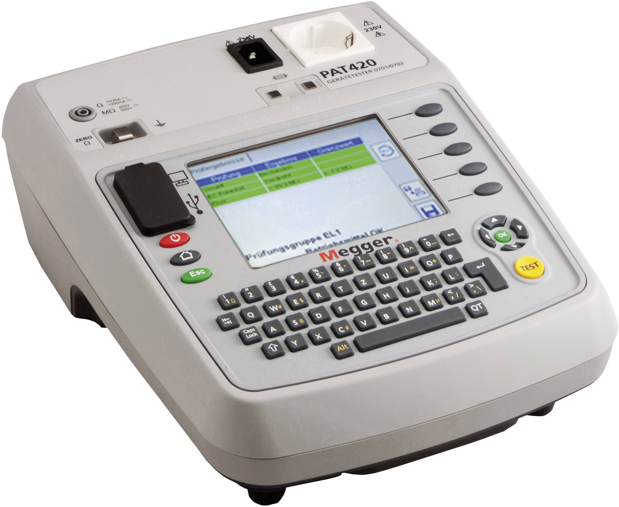 Megger PAT420-DE Gerätetester VDE-Norm 0701-0702