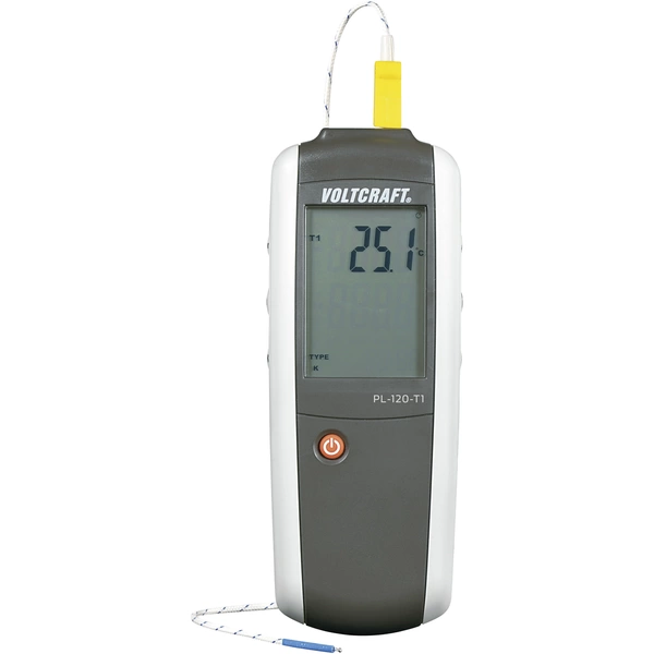 VOLTCRAFT PL-120 T1 Temperatur-Messgerät -200 - +1372°C Fühler-Typ K, J VOLTCRAFT PL-120 T1 Temperatur-Messgerät -200 - +1372°C Fühler-Typ K, J