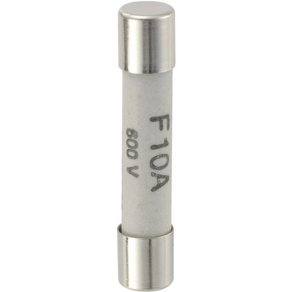 VOLTCRAFT 123422 Ersatzsicherung (Ø x L) 6.3 mm x 32 mm 10 A 600 V Flink -F- Inhalt 1 St.