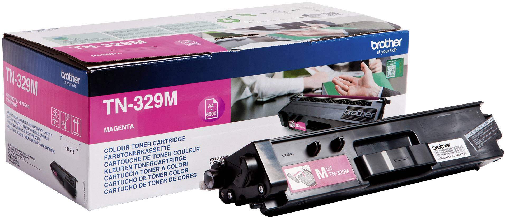 Brother Toner TN-329M Original Magenta 6000 Seiten TN329M