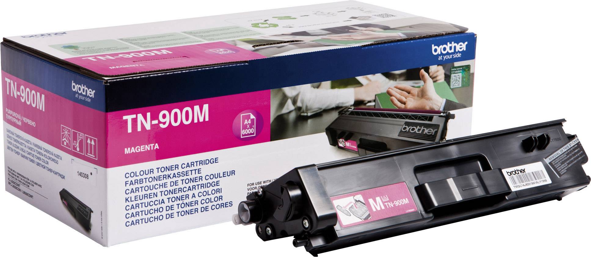 Brother Toner TN-900M Original Magenta 6000 Seiten TN900M