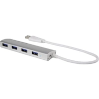 Renkforce 4 Port USB 3.2 Gen 1-Hub (USB 3.0) Aluminium Renkforce 4 Port USB 3.2 Gen 1-Hub (USB 3.0) Aluminium