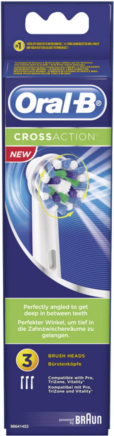 ORAL-B CROSSACTION 3ER PACK BÜRSTEN