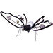 Naeve Solar-Dekoleuchte Schmetterling 5110201 Schmetterling LED Kalt-Weiß Schwarz, Flieder