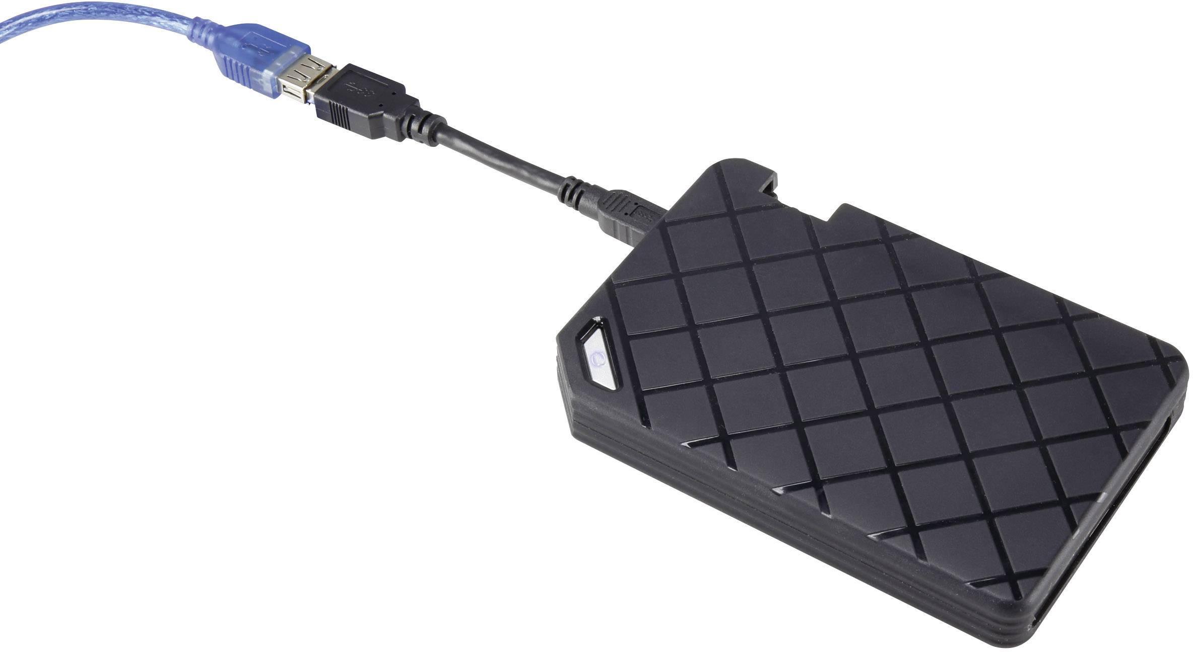 Renkforce RF-3704346 SATA-Festplatten-Gehäuse 2.5 Zoll USB 3.2 Gen 1 (USB 3.0)