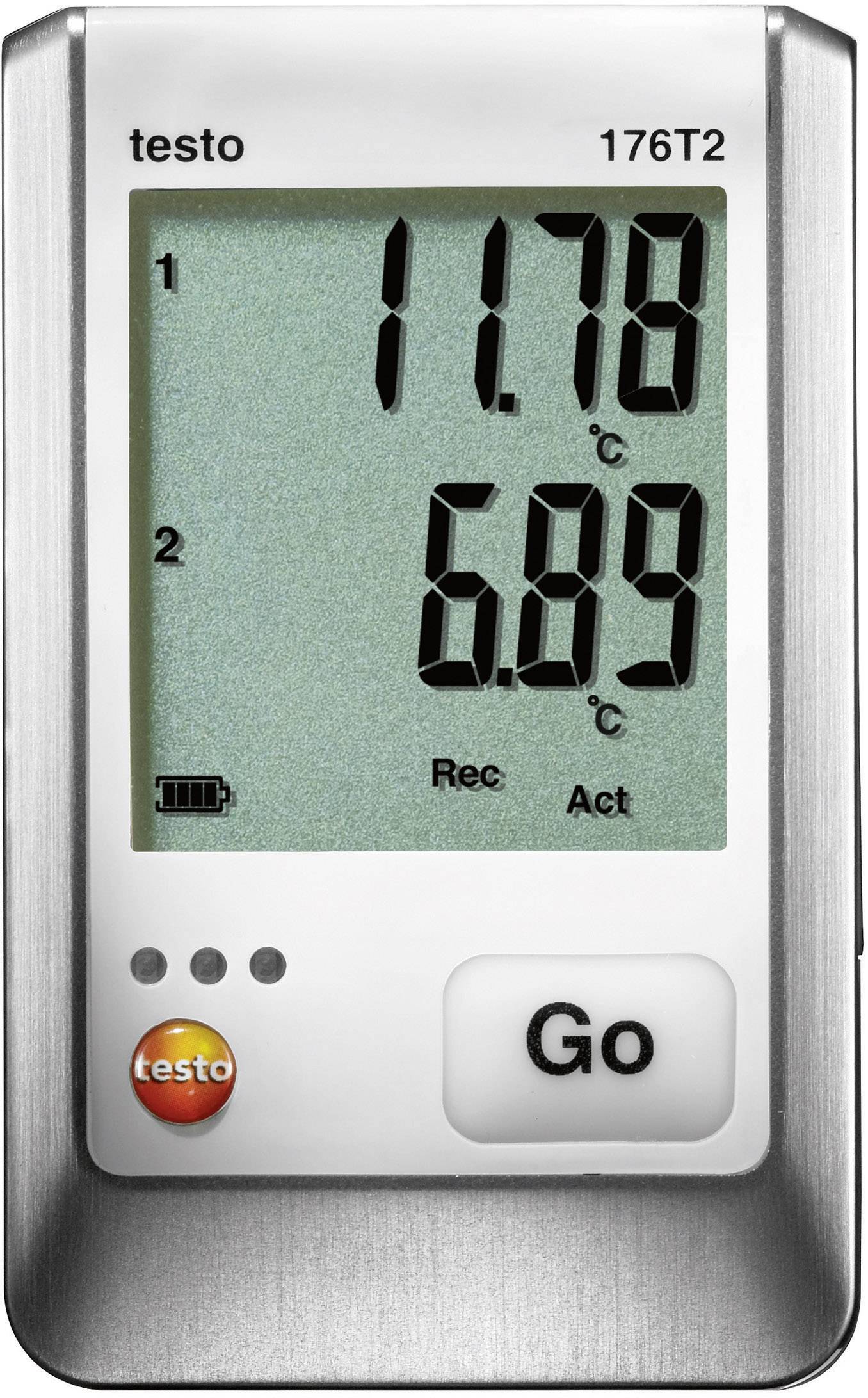 Testo 0572 1762 176 T2 Temperatur-Datenlogger Messgröße Temperatur -50 bis +400 °C