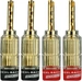 Oehlbach 3021 Lautsprecher-Steckverbinder Stecker, gerade Rot, Schwarz 4St. Oehlbach 3021 Lautsprecher-Steckverbinder Stecker, gerade Rot, Schwarz 4St.