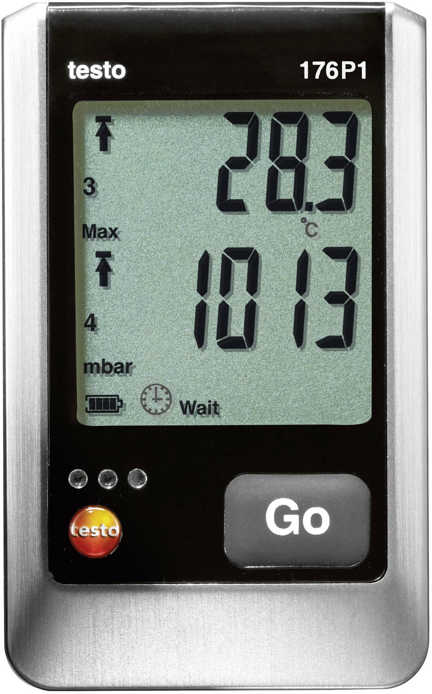 Testo 0572 1767 176 P1 Multi-Datenlogger Messgröße Temperatur, Luftdruck, Luftfeuchtigkeit -40 bis 70°C 0 bis 100% rF 600