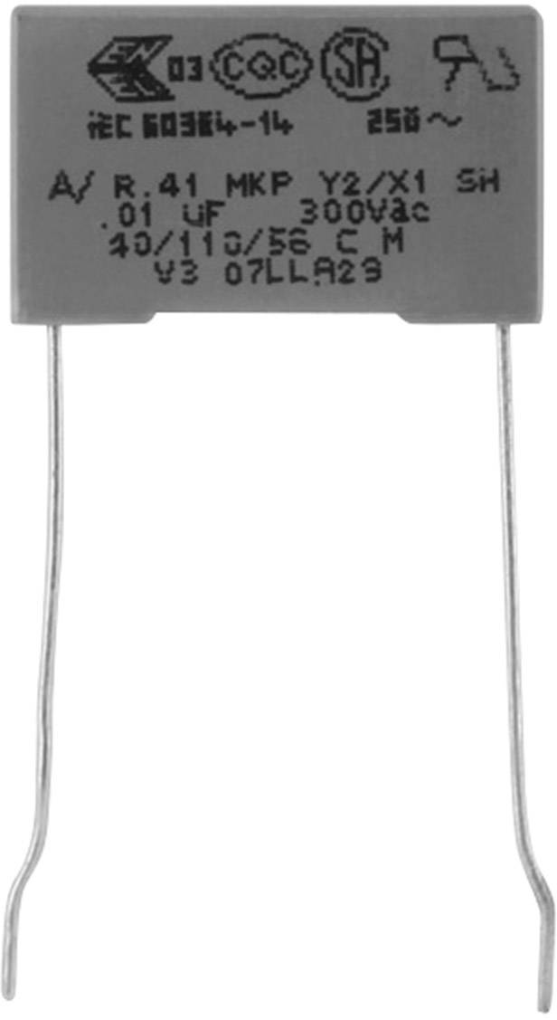Kemet R413F13300000M+ MKP-Funkentstör-Kondensator radial bedrahtet 3.3 nF 300 V 20 % 10 mm
