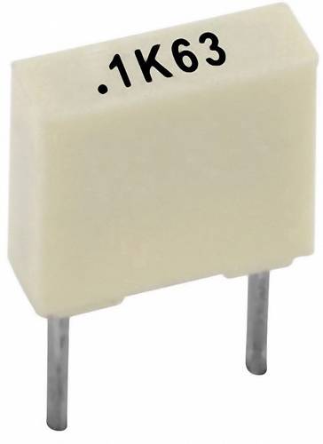 Kemet R82DC3100AA50K+ Polyester-Kondensator radial bedrahtet 100 nF 63V 10% 5mm (L x B x H) 7.2 x 2.
