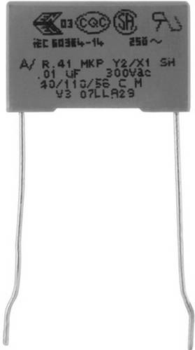 Kemet R413F147000M1M+ MKP-Funkentstör-Kondensator radial bedrahtet 4.7 nF 300 V 20 % 10 mm