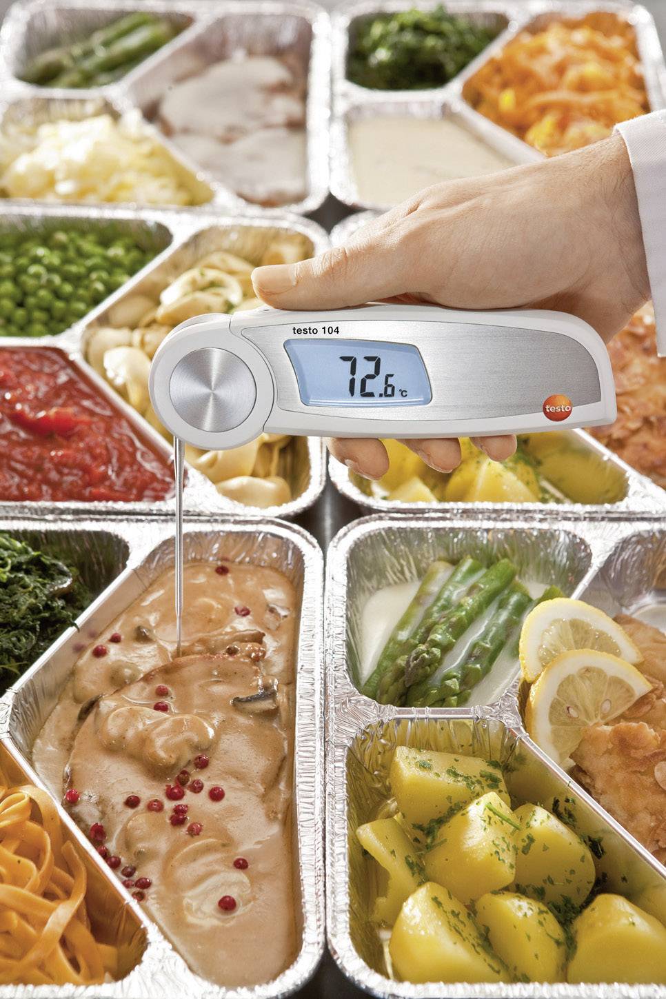 Testo 104 Einstichthermometer (HACCP) Messbereich Temperatur -50 bis 250°C Fühler-Typ NTC HACCP-konform