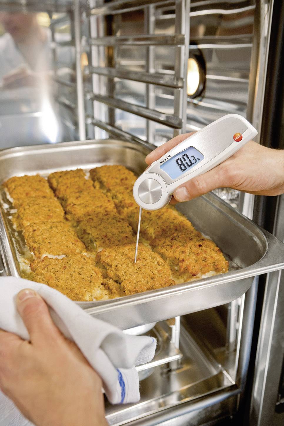 Testo 104 Einstichthermometer (HACCP) Messbereich Temperatur -50 bis 250°C Fühler-Typ NTC HACCP-konform