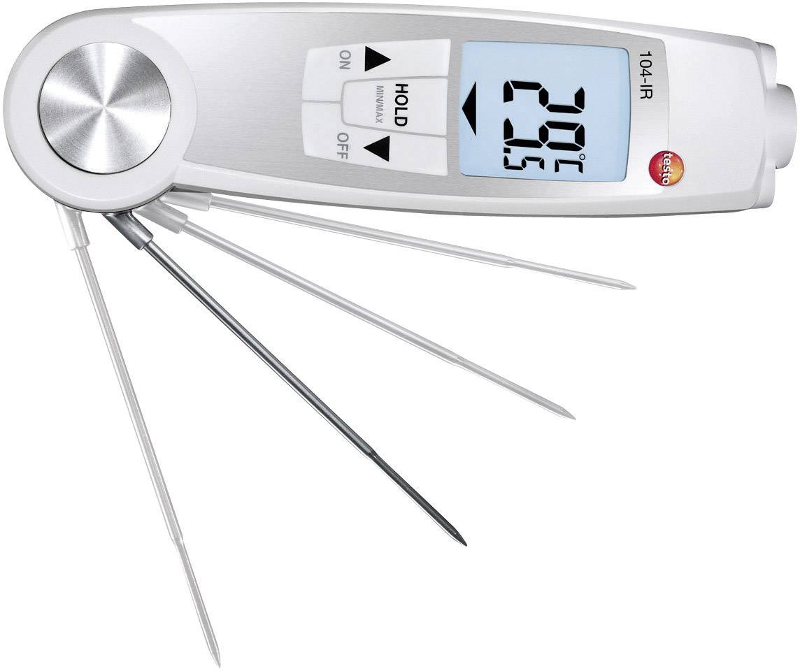 Testo 104-IR Einstichthermometer (HACCP) Messbereich Temperatur -50 bis 250°C Fühler-Typ NTC HACCP-konform, Berührungslose