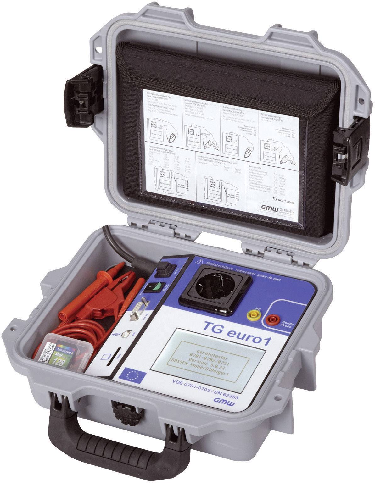 GMW TG euro1 Gerätetester DIN EN 62638/VDE 0701-0702