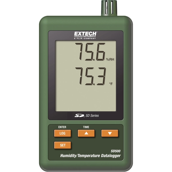 Extech Multi-Datenlogger SD500 Messgröße Temperatur, Luftfeuchtigkeit 0 bis 50°C 10 bis 90% rF Extech Multi-Datenlogger SD500 Messgröße Temperatur, Luftfeuchtigkeit 0 bis 50°C 10 bis 90% rF