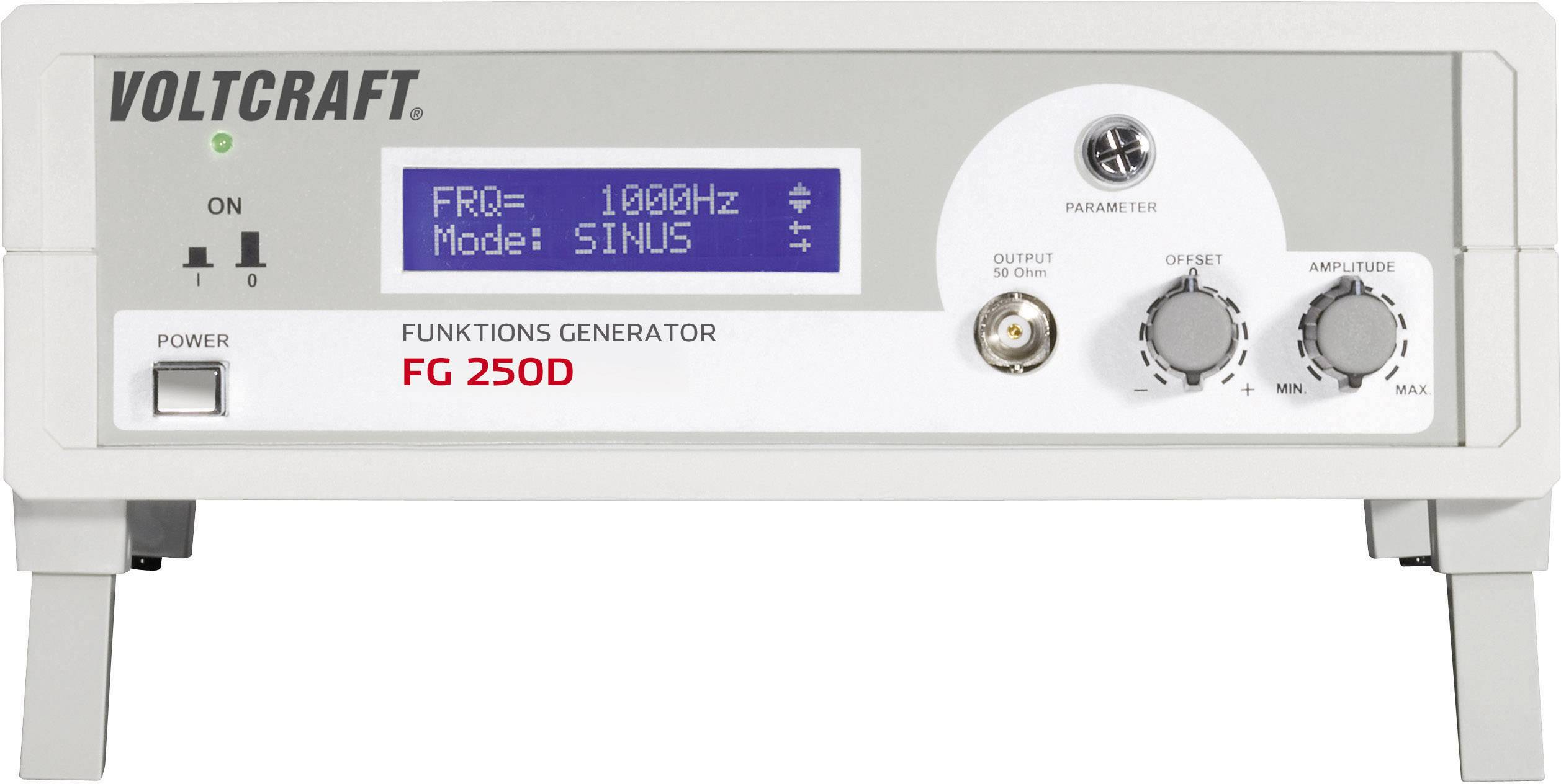 VOLTCRAFT FG 250D Funktionsgenerator netzbetrieben 250kHz (max) 1-Kanal
