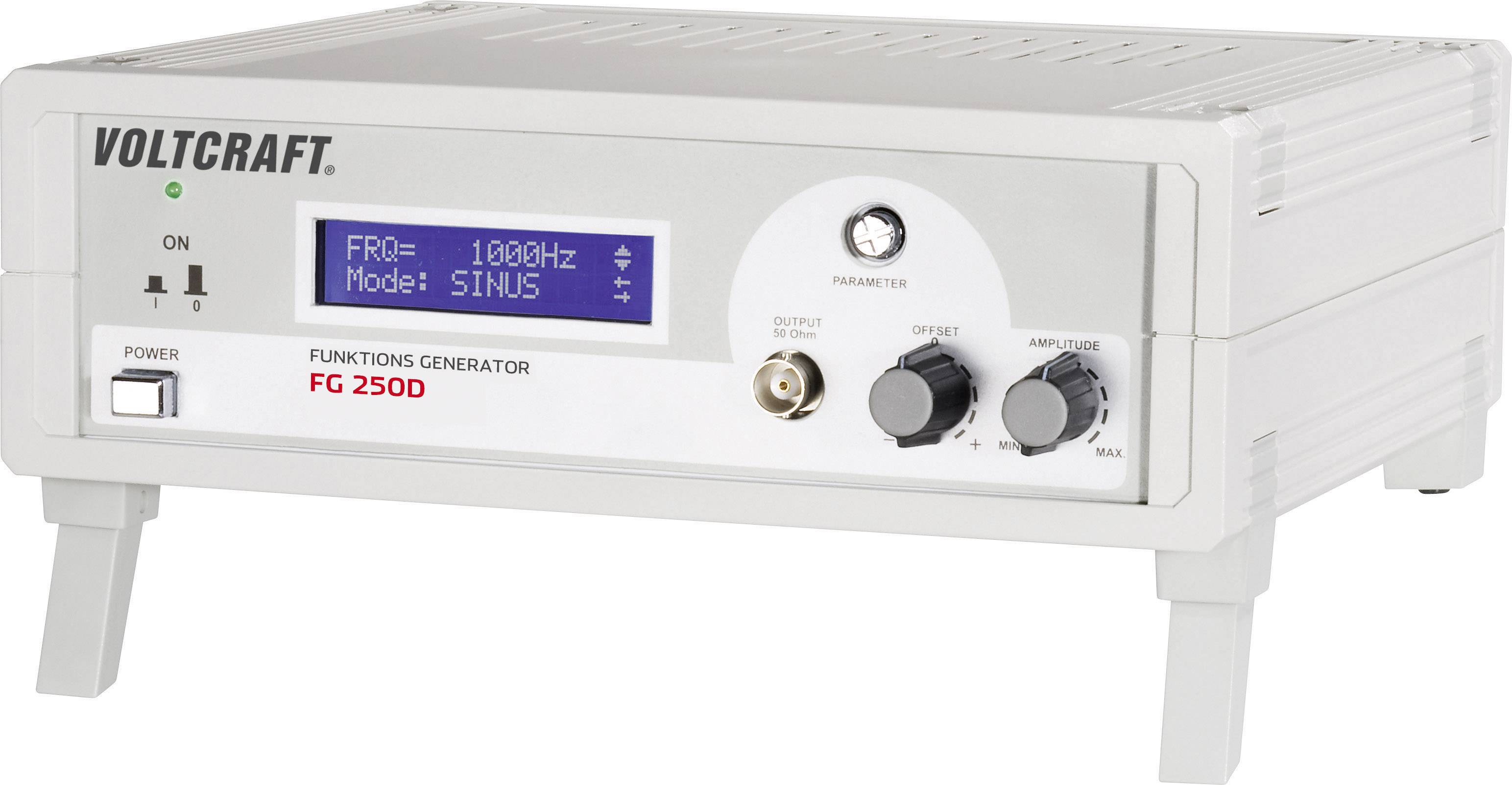 VOLTCRAFT FG 250D Funktionsgenerator netzbetrieben 250kHz (max) 1-Kanal