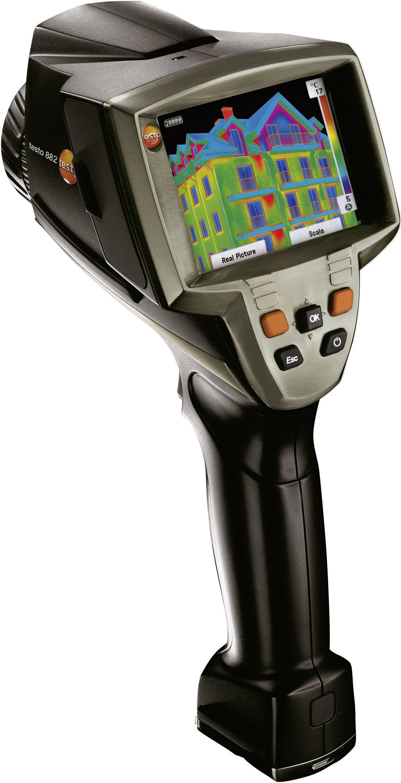 testo 882 + SuperResolution + Feuchtefühler Wärmebildkamera -30 bis 350 °C 320 x 240 Pixel 33 Hz