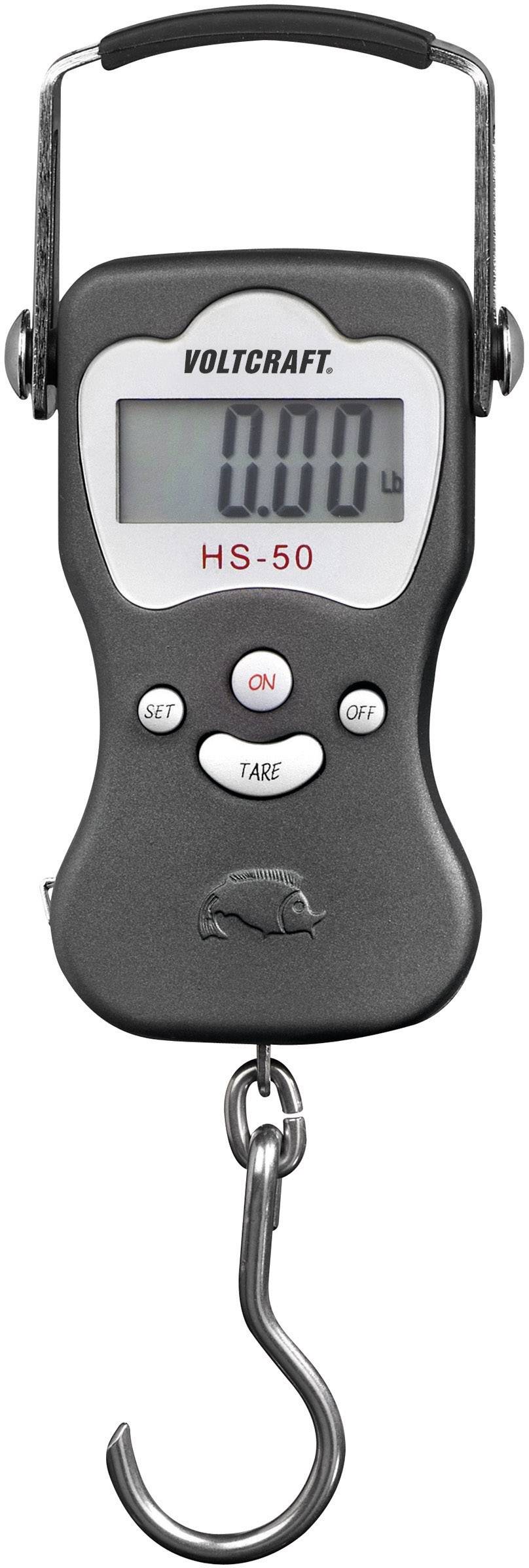 VOLTCRAFT HS-50 Hängewaage HS-50 Wägebereich (max.) 50kg Ablesbarkeit 20g batteriebetrieben