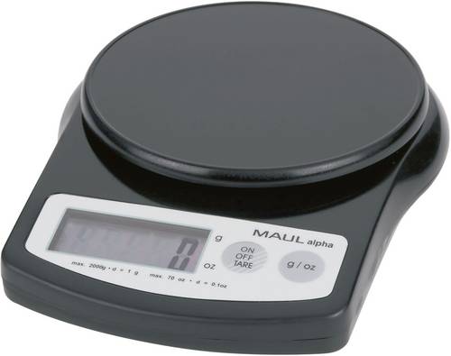 Maul MAULalpha 2000G Briefwaage 16420-90 Wägebereich (max.) 2 kg Ablesbarkeit 1 g batteriebetrieben