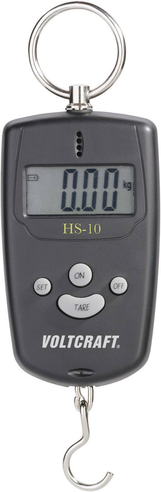 VOLTCRAFT Hängewaage HS-10L Wägebereich (max.) 10kg Ablesbarkeit 10g batteriebetrieben