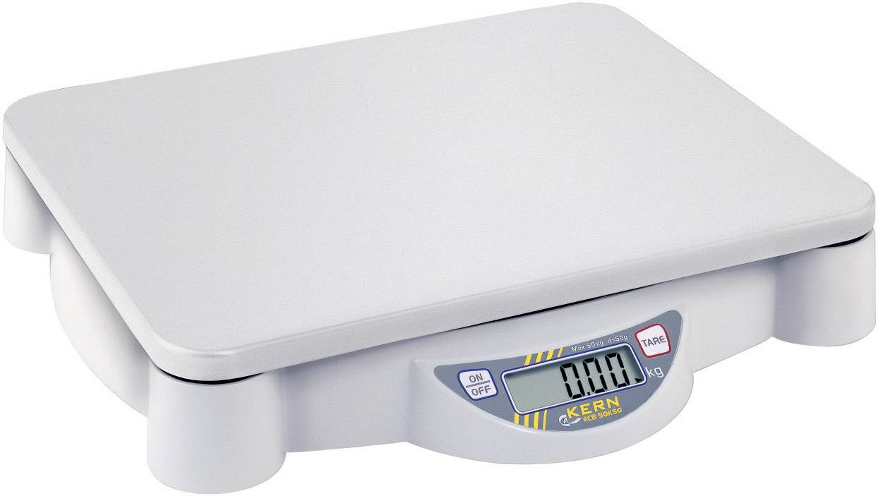 Kern ECE 50K20 ECE 50K20 Tischwaage Wägebereich (max.) 50 kg Ablesbarkeit 20 g netzbetrieben, batteriebetrieben, akkubetrieben Silber
