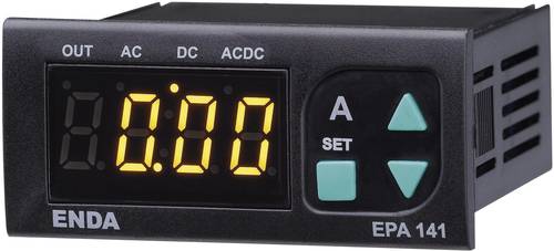 Enda EPA241A-R-230 SW Digitales Einbaumessgerät Programmierbares LED-Amperemeter EPA241A-R ±5 A/AC