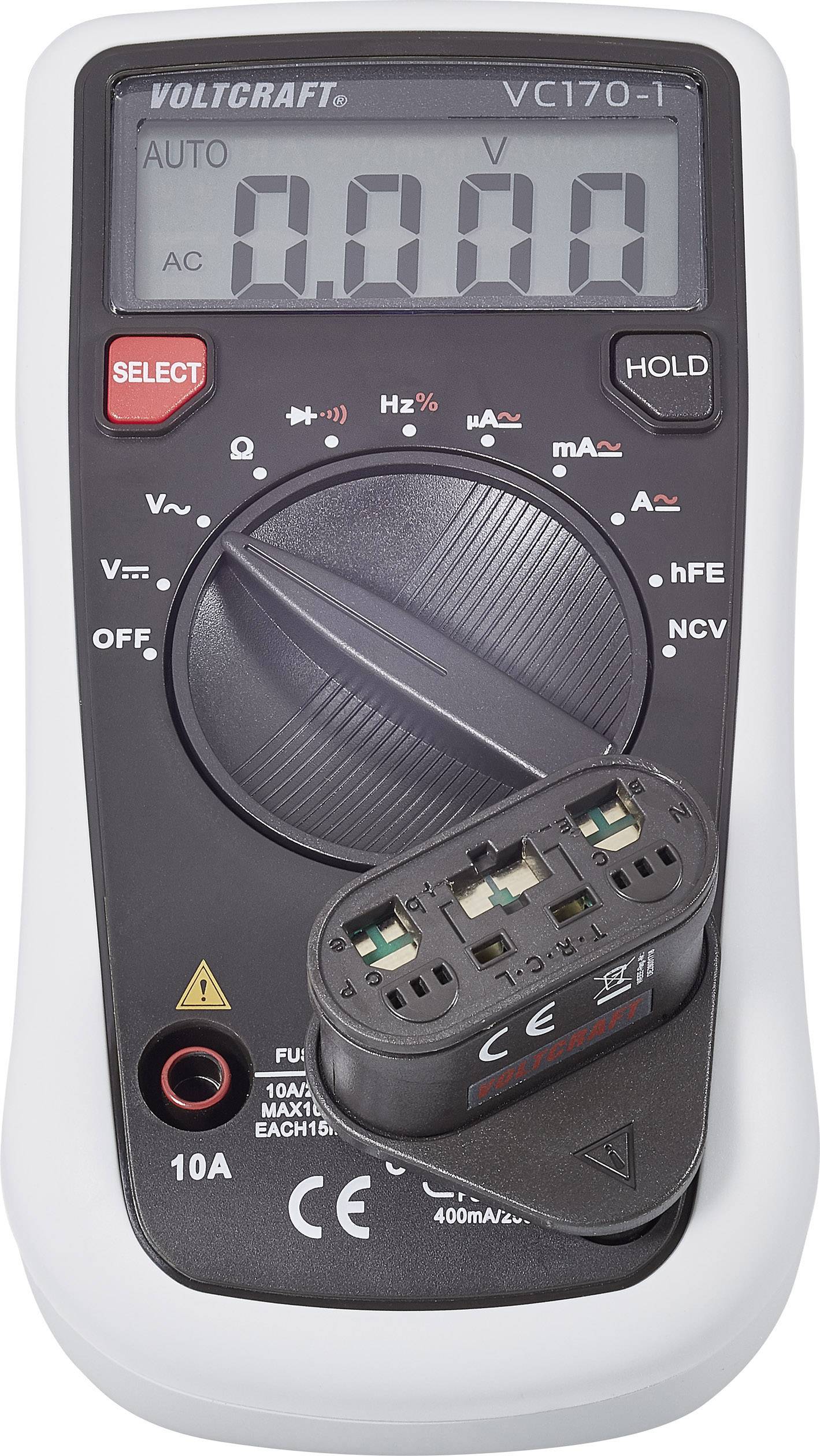 VOLTCRAFT® Transistor-/Temperatur-Messadapter, Passend für VOLTCRAFT® VC100-Serie