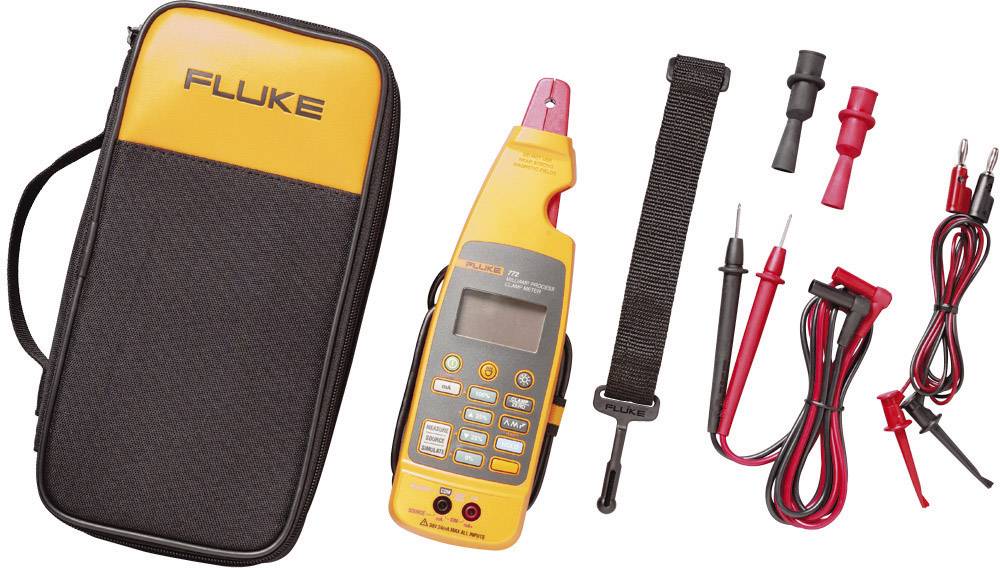 Fluke 772 Stromzange, Hand-Multimeter digital Prozess-Stromausgabe CAT II 300V Anzeige (Counts): 1200