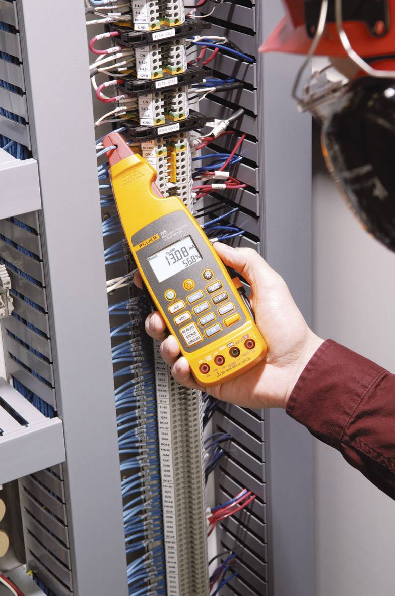 Fluke 773 Stromzange, Hand-Multimeter digital Prozess-Stromausgabe CAT II 300V Anzeige (Counts): 1200